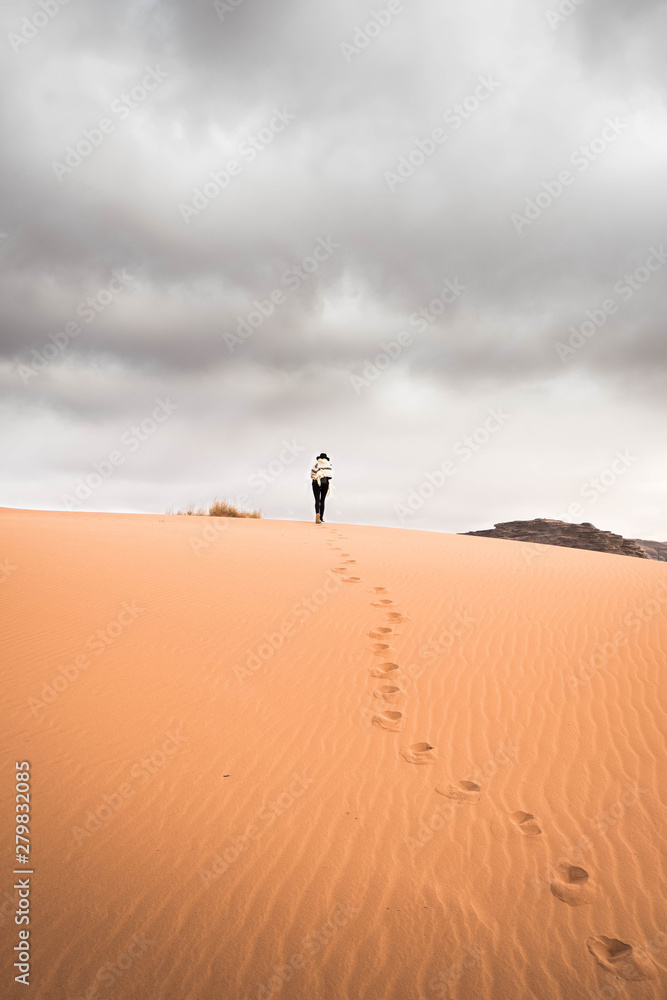 walking in the desert walking in the desert