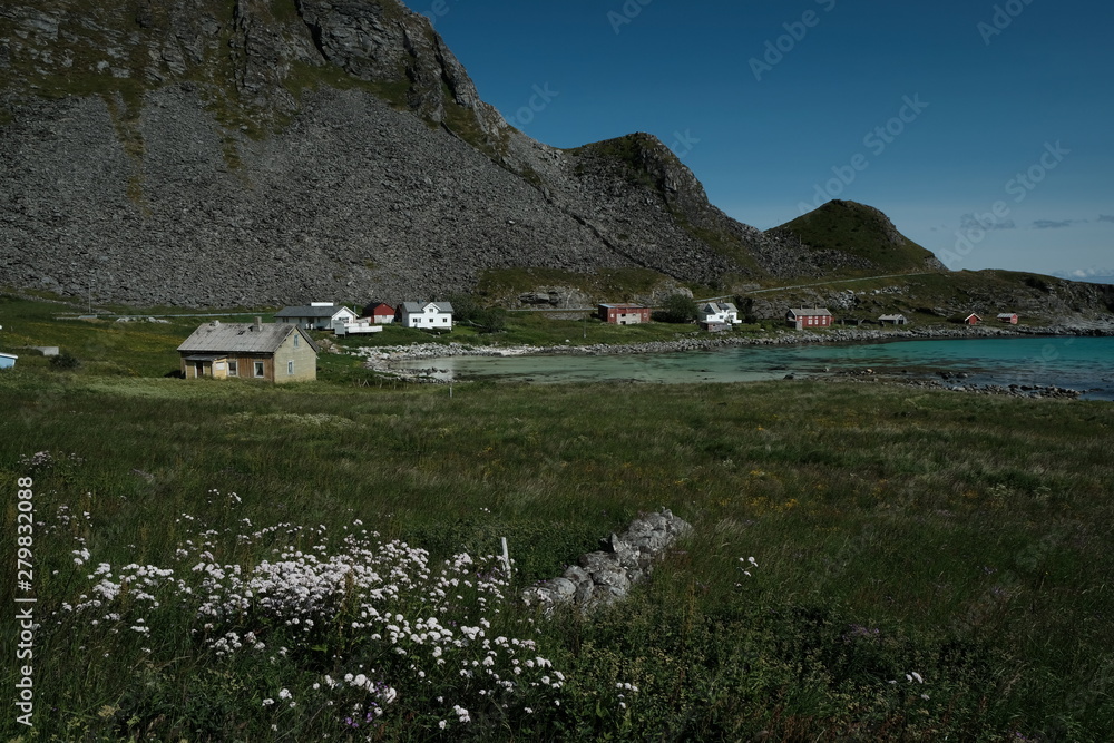 village on the coast