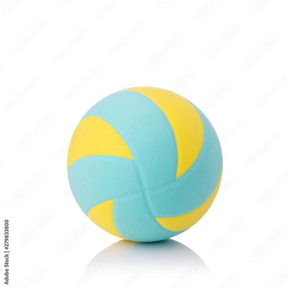 New volleyball ball Studio shot and isolated on white