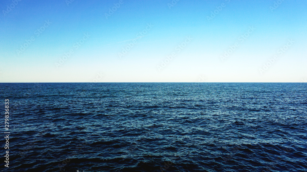 A Scene Of Blue Sky And Seascape