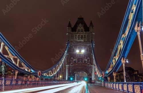 Photography Tower Bridge, London long exposure at night