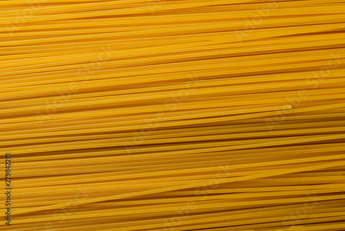 Detail of spaghetti made with pasta with eggs.