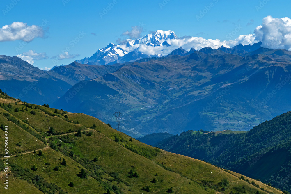 Vue sommet Mont-Blanc