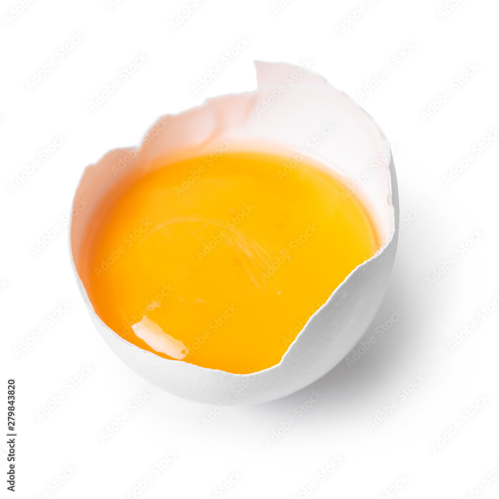 broken chicken egg