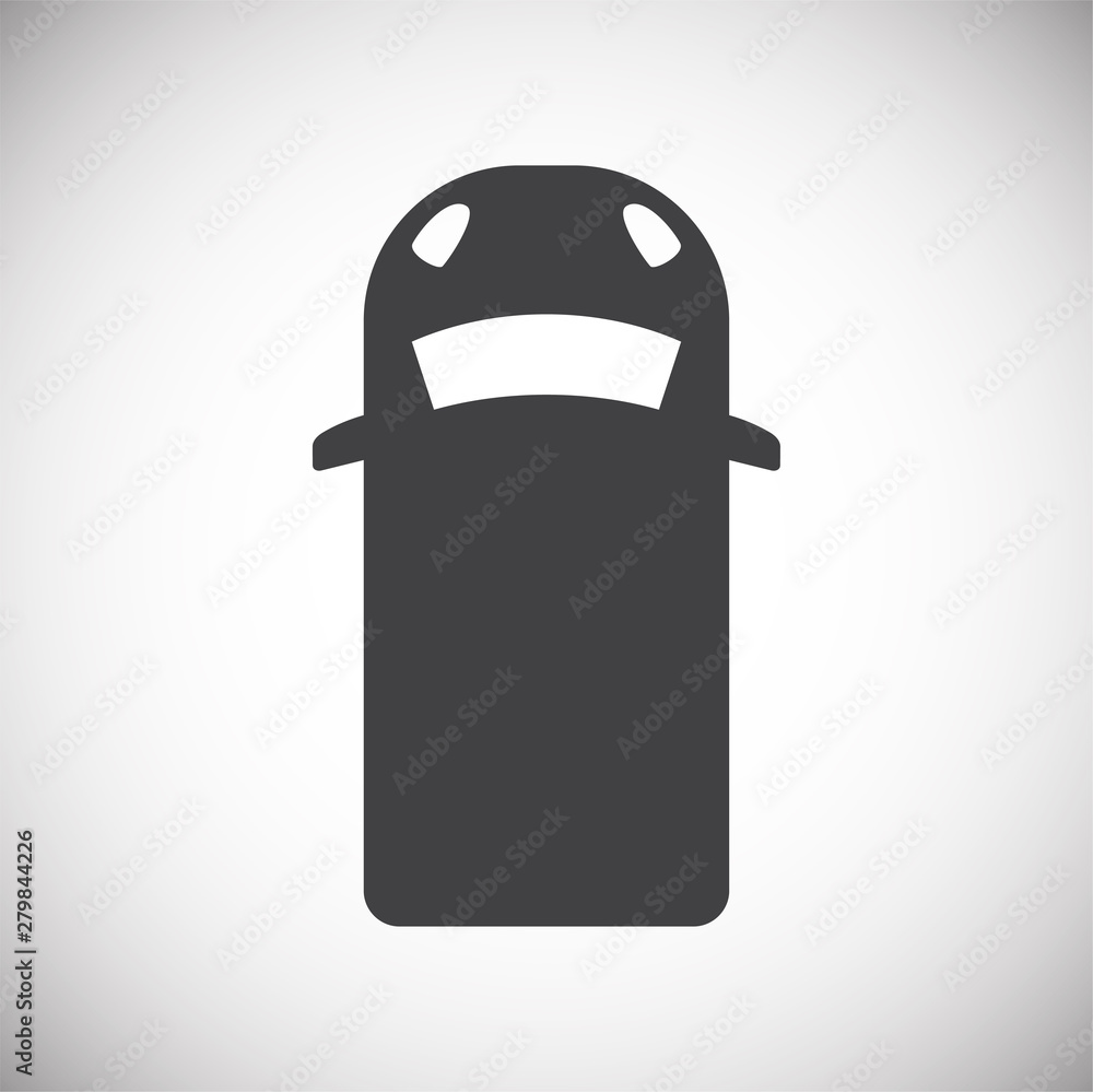 Car top view icon on background for graphic and web design. Simple illustration. Internet concept symbol for website button or mobile app. Car top view icon on background for graphic and web design. Simple illustration. Internet concept symbol for website button or mobile app.