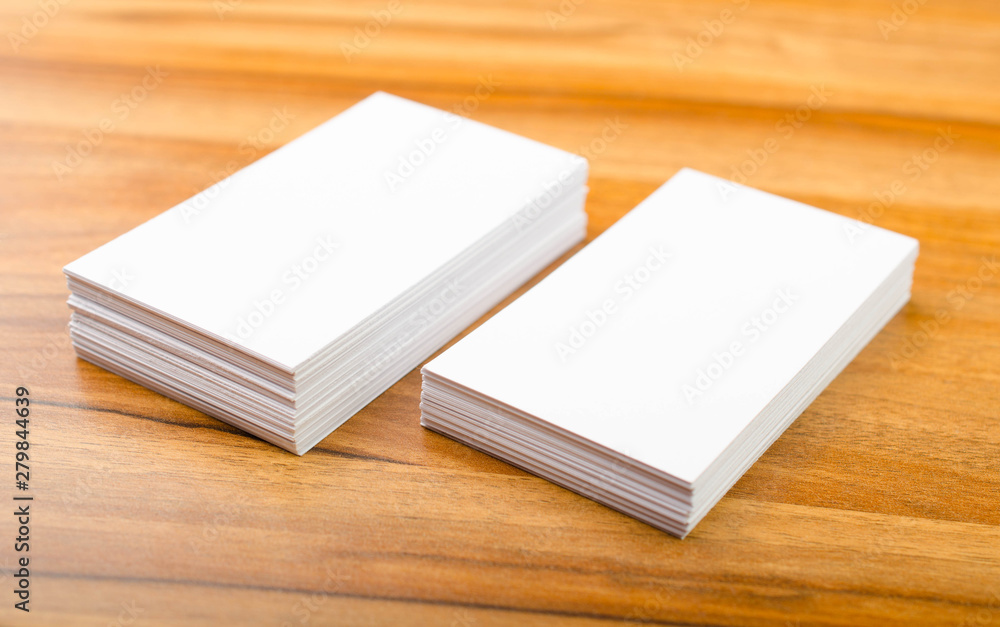 Fototapeta premium papier wizytówka bloczek stos firma reklama