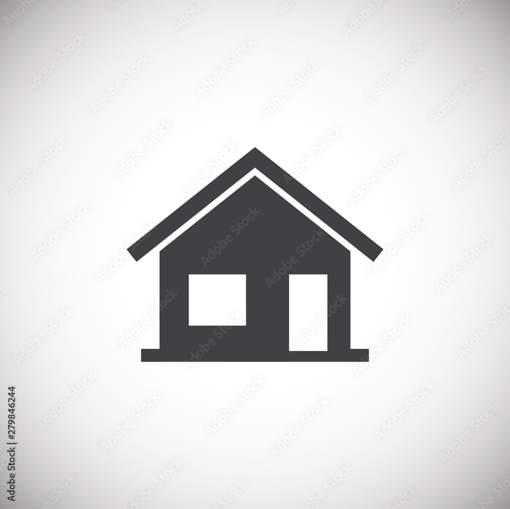 Real estate icon on background for graphic and web design. Simple illustration. Internet concept symbol for website button or mobile app. Real estate icon on background for graphic and web design. Simple illustration. Internet concept symbol for website button or mobile app.
