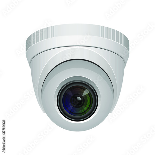 surveillance camera vector design illustration isolated on white background