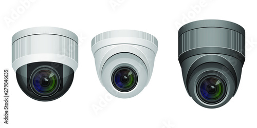 surveillance camera vector design illustration isolated on white background