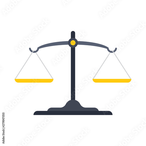 Scales of justice icon.