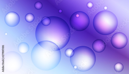 Geometric background with dynamic drop compositions. For cover page, landing page, banner. Pastel Gradient Color Vector illustration.