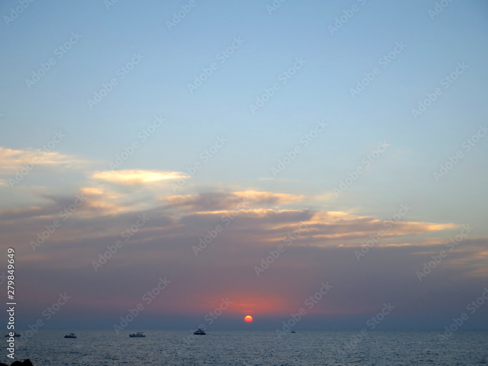 Fototapeta premium Sunset in Dubai