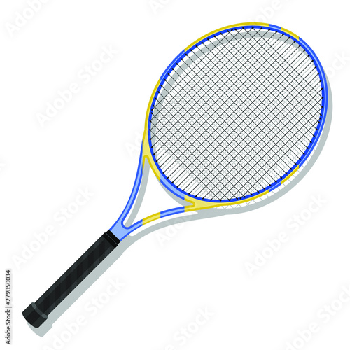 Tennis racket vector design illustration isolated on white background © Emil