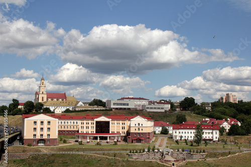 Wallpaper Mural View of the historical part of the city of Grodno from the opposite bank of the Neman river. Torontodigital.ca