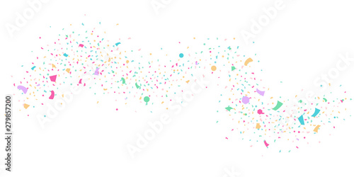 Abstract flying confetti.