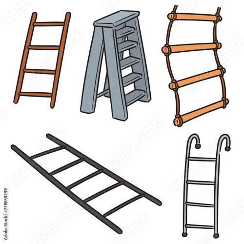 vector set of ladder