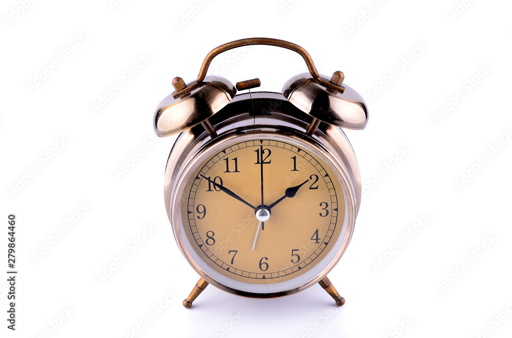 Alarm clock isolated on white background Alarm clock isolated on white background
