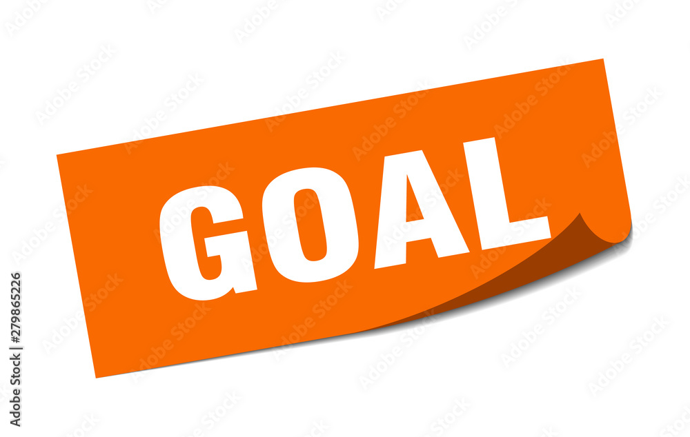 goal sticker. goal square isolated sign. goal goal sticker. goal square isolated sign. goal