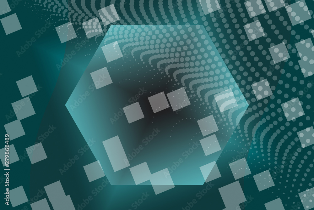 Fototapeta premium abstract, blue, design, wave, illustration, lines, pattern, line, wallpaper, light, waves, curve, art, digital, texture, graphic, motion, color, backdrop, backgrounds, technology, green, white, space