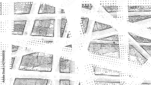 Abstract grunge halftone dots texture background. Striped surface, halftone style.