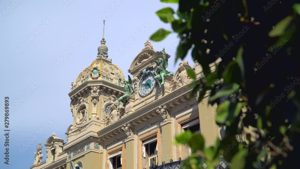July 2022 Monaco. Monte Carlo. Panoramic view of the old town and harbor of Monte Carlo in Monaco. View of the small harbor of the port of Fontvieille in Monaco. clean streets. July 2022 Monaco. Monte Carlo. Panoramic view of the old town and harbor of Monte Carlo in Monaco. View of the small harbor of the port of Fontvieille in Monaco. clean streets.