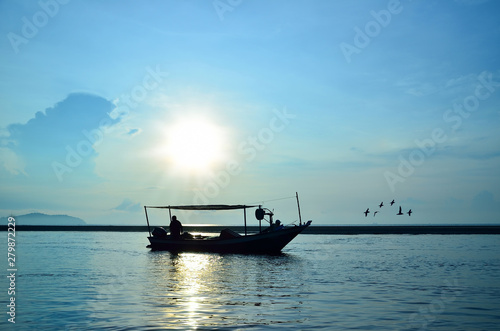 Fishing Boat at Sunrise