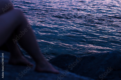 Feet in the Water Evening