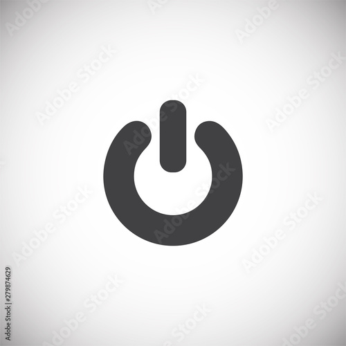 Option button icon on background for graphic and web design. Simple illustration. Internet concept symbol for website button or mobile app.