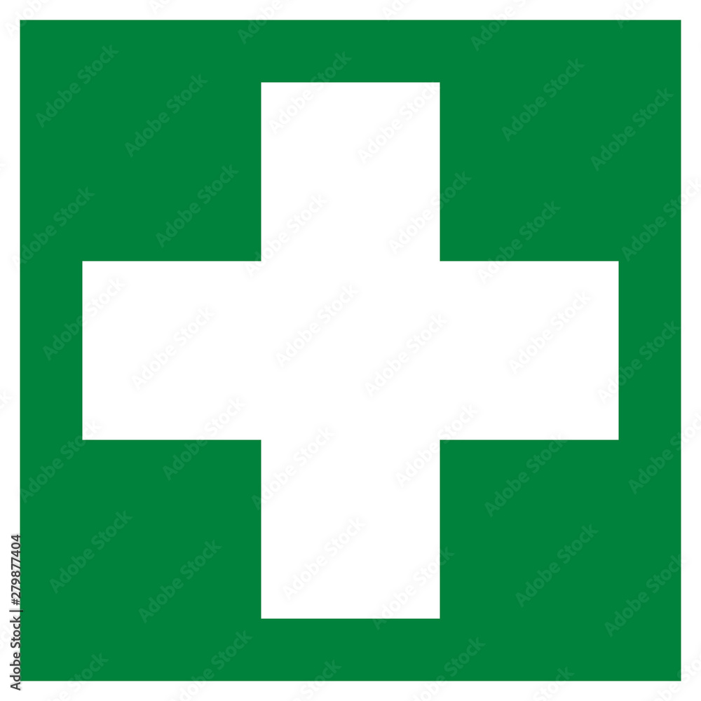 Obraz premium First aid symbol pictogram