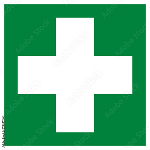 First aid symbol pictogram