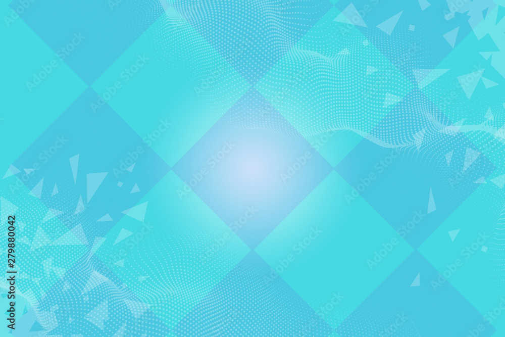 Obraz premium abstract, blue, pattern, texture, design, illustration, wallpaper, light, technology, green, digital, wave, art, graphic, backdrop, halftone, curve, dots, dot, color, metal, futuristic, circle, shape