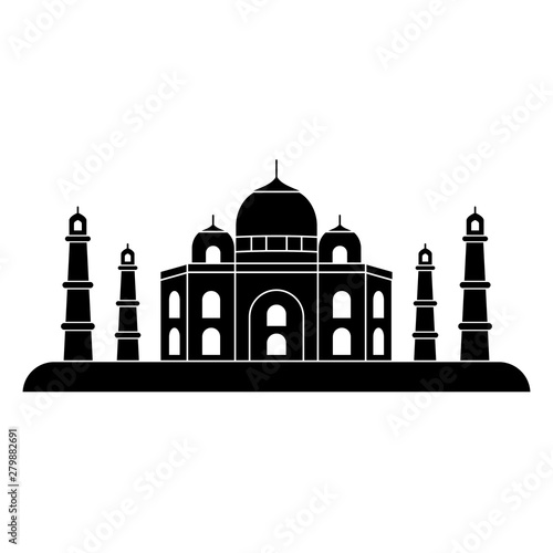taj mahal structure emblematic of indian