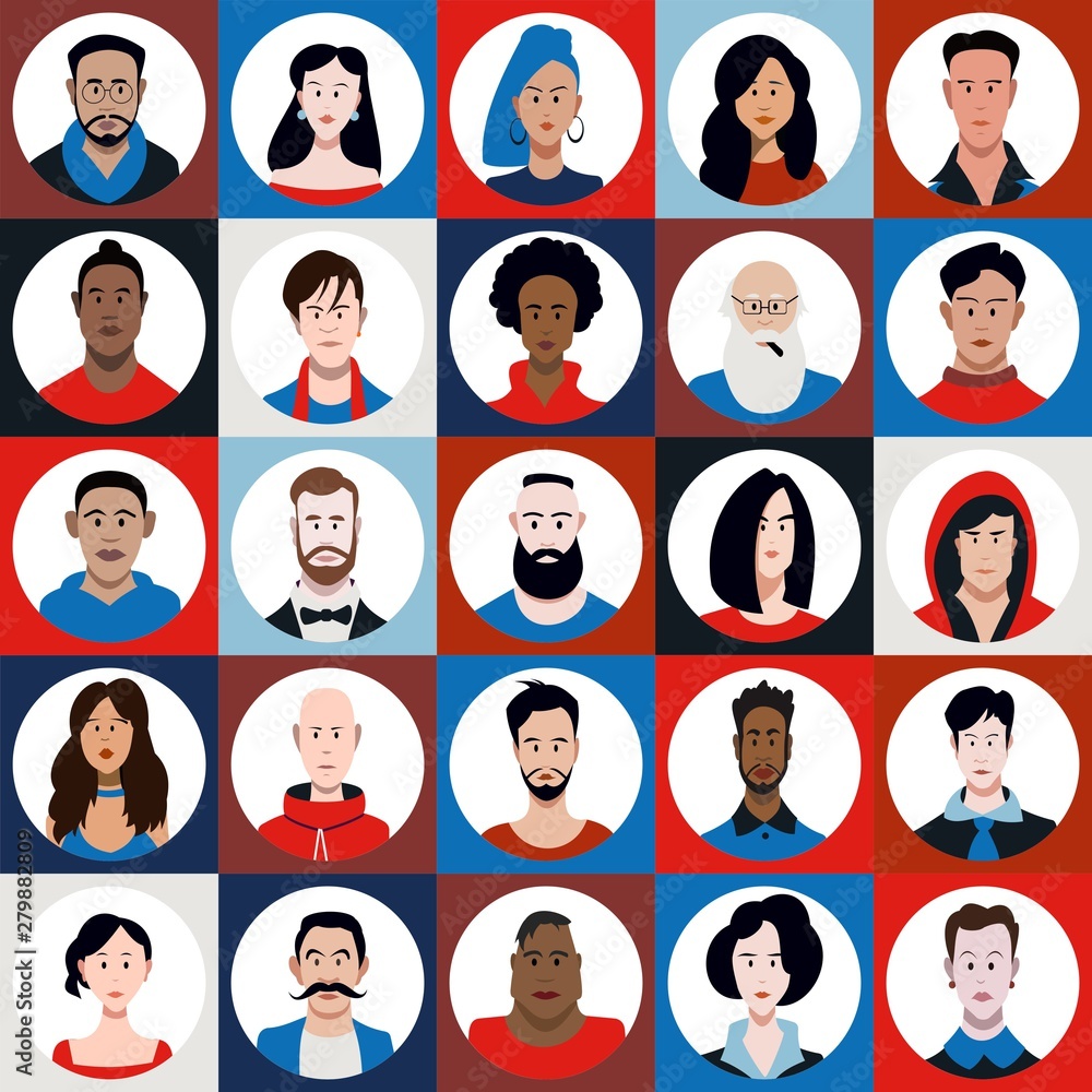 a set of people of different sexes, different ages, different races a set of people of different sexes, different ages, different races