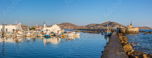 Harbour at Naousa, Paros, Cyclade Islands, Greece