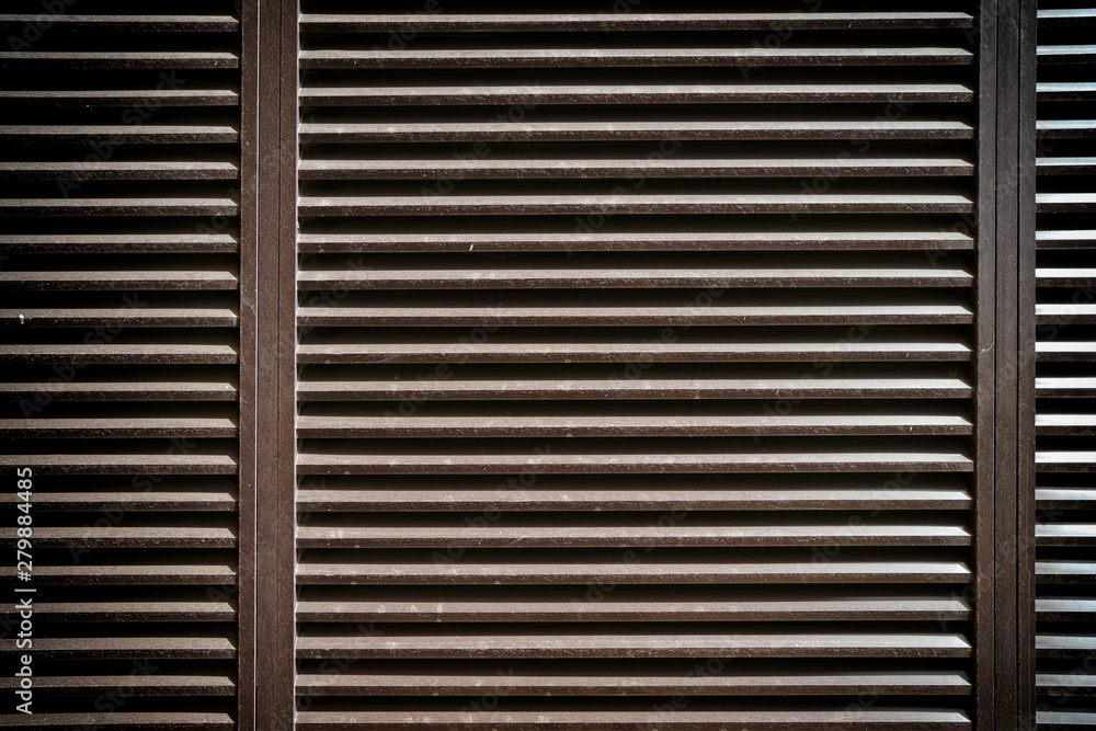 Obraz premium Brown shutters, louvers. Textured background.