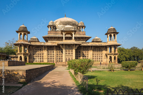 India, Madhya Pradesh, Gwalior, Ghaus Mohammed's Tomb photo