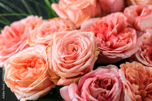 bouquet of flowers macro