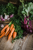 Fresh organic autum vegetables, harvest time