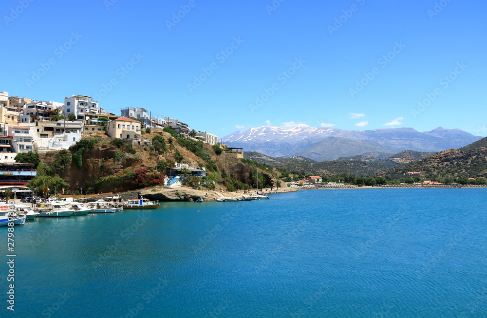 Agia Galini Beach in Crete island, Greece