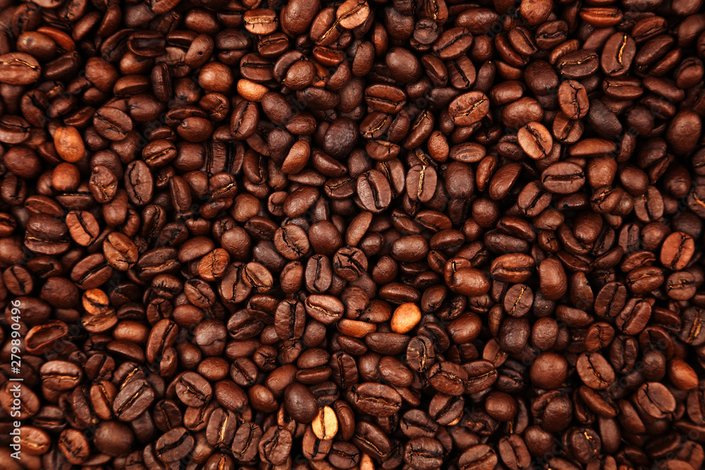 Coffee beans close-up Coffee beans close-up