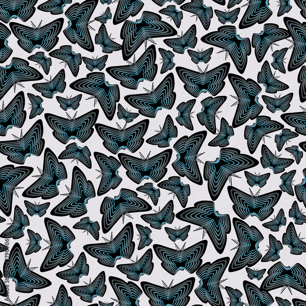 Geometric seamless repeat pattern. Vector illustration.