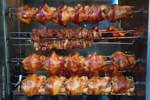 Turkish style, roast chicken