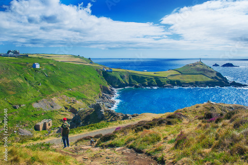 A stunning view of Cape Cornwall, in Cornwall,UK 
