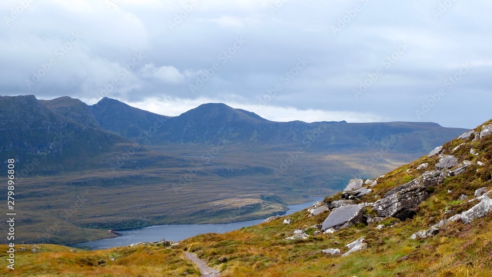 hiking trip around the Cul Mor in Lairg, Scotland