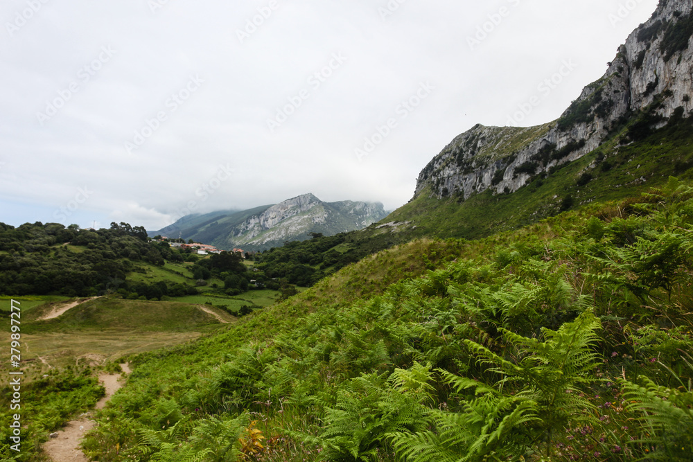 Beautiful mountain landscape, northern Spain Beautiful mountain landscape, northern Spain