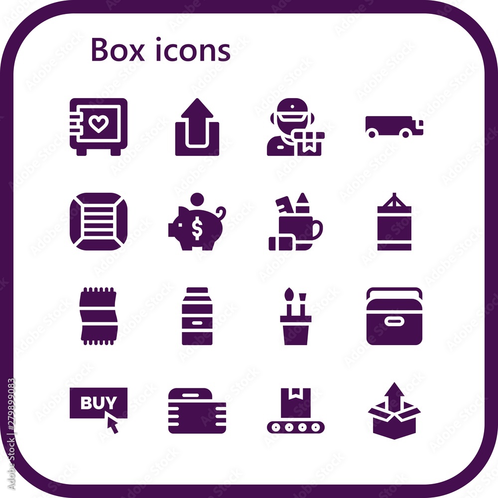 box icon set box icon set