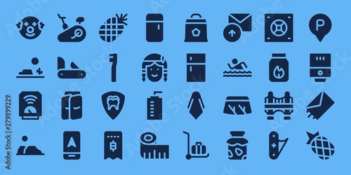 linear icon set