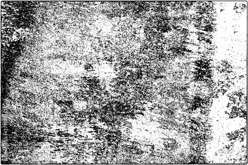 Grunge background black and white. Vector texture of scratches, chips, cracks. Monochrome gloomy pattern of the old surface.