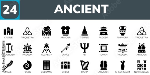 ancient icon set