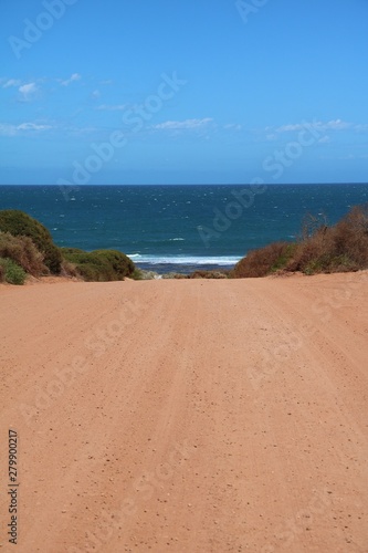 Way to the beach in Kalbarri National Park  Western Australia